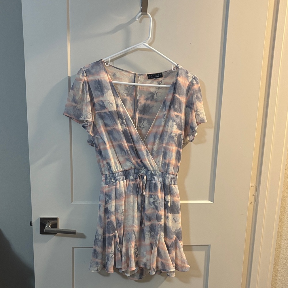Multi-color Frilly Romper